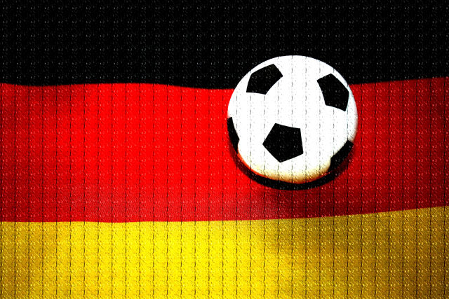Deutschland Flagge Fußball