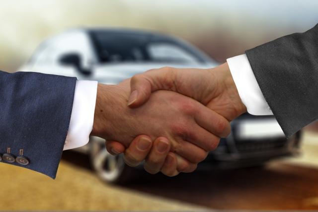 Handshake, Auto kaufen