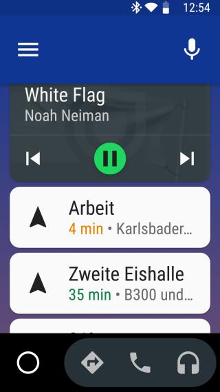 screenshot Android Auto