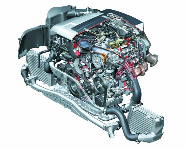 Audi A8 3.0 l V6 Motor