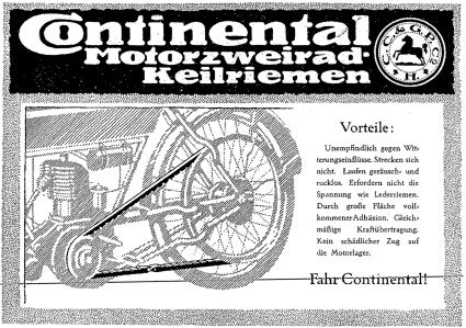 Plakat Continental historisch