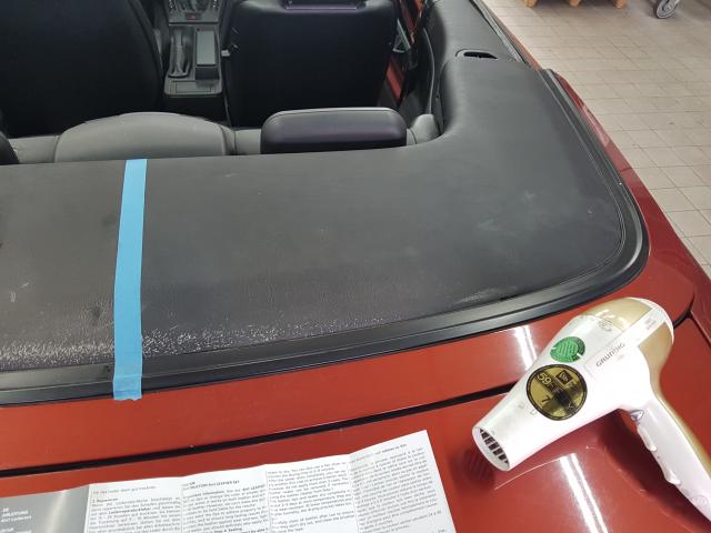 BMW 325 Cabrio nach dem Reinigen