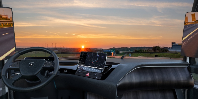 Cockpit Mercedes Benz Future Truck 2025